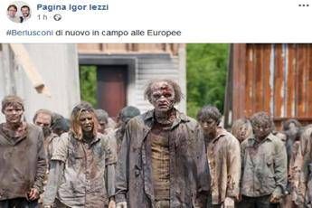 Berlusconi zombie, l'ironia del leghista Iezzi Berlusconi zombie, l'ironia del leghista Iezzi