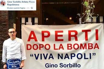 Aperti dopo la bomba, pizzeria Sorbillo torna in attività Aperti dopo la bomba, pizzeria Sorbillo torna in attività
