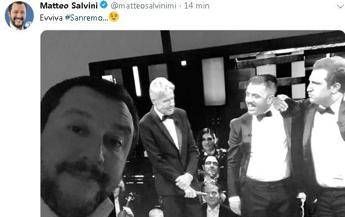 Prima gli italiani. E Salvini twitta: Evviva Sanremo Prima gli italiani. E Salvini twitta: Evviva Sanremo