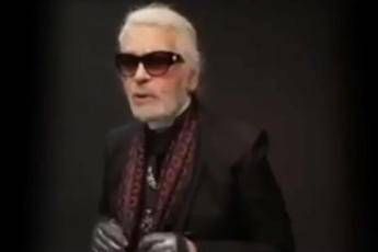 Lagerfeld, l'ultima apparizione sui social Lagerfeld, l'ultima apparizione sui social
