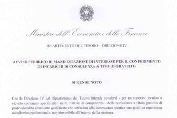 Consulenti gratis, Di Maio: Chiederò di ritirare bando Mef Consulenti gratis, Di Maio: Chiederò di ritirare bando Mef