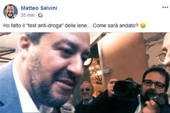 Test antidroga per Salvini Test antidroga per Salvini