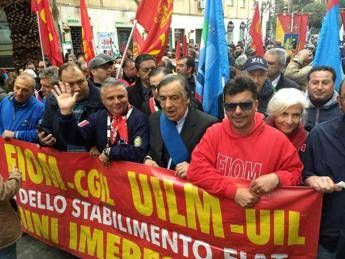 Blutec: Corteo a Termini Imerese Blutec: Corteo a Termini Imerese