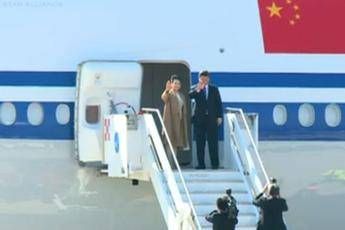 Xi Jinping lascia l'Italia Xi Jinping lascia l'Italia