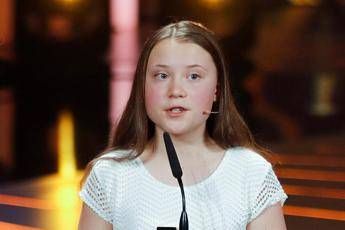 Greta vede il Papa Greta vede il Papa