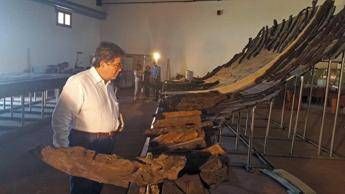 Si inaugura esposizione nave romana Marausa Si inaugura esposizione nave romana Marausa