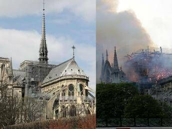 Parigi, a fuoco Notre Dame /FOTO Parigi, a fuoco Notre Dame /FOTO