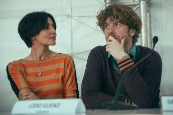 Ilaria Cucchi sul palco del Concertone Ilaria Cucchi sul palco del Concertone