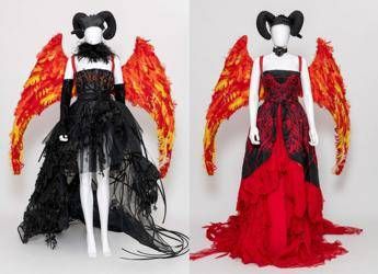 'Al di là del bene e del male', moda tra angeli e demoni al castello di Santa Severa 'Al di là del bene e del male', moda tra angeli e demoni al castello di Santa Severa