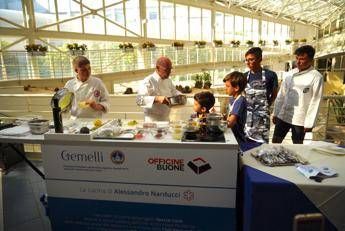 Heinz Beck al Gemelli, laboratori di cucina per giovani pazienti Heinz Beck al Gemelli, laboratori di cucina per giovani pazienti
