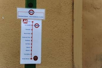 Roma: in una notte la nuova metro con 11 stazioni. E' un'installazione artistica Roma: in una notte la nuova metro con 11 stazioni. E' un'installazione artistica