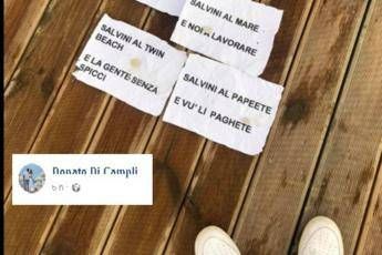 'Escrementi e pietre contro Salvini', la denuncia 'Escrementi e pietre contro Salvini', la denuncia