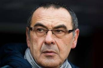 Napoli-Juve, striscione contro Sarri davanti al San Paolo Napoli-Juve, striscione contro Sarri davanti al San Paolo