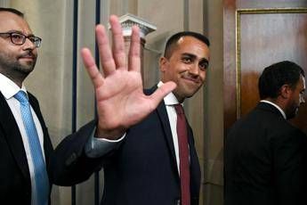 Vertice M5S con Di Maio Vertice M5S con Di Maio