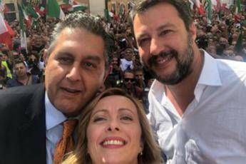 Fdi-Lega in piazza, elezioni subito Fdi-Lega in piazza, elezioni subito