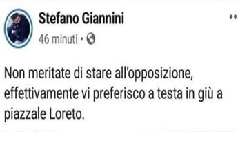 Lega: Segretario Pd Civitavecchia posta fake e invoca piazzale Loreto