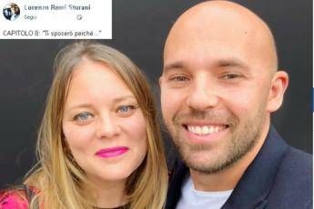 Si sposa il figlio di Vasco e 'cita' Ramazzotti