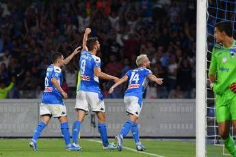 Doppietta Mertens e il Napoli affonda la Samp Doppietta Mertens e il Napoli affonda la Samp