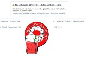 Facebook chiude Socialisti Gaudenti Facebook chiude Socialisti Gaudenti