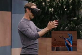 Ecco come useremo le mani, l'annuncio choc di Zuckerberg /Video
