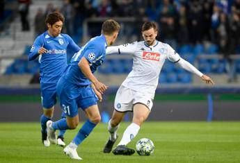 Mezzo passo falso per il Napoli, a Genk è solo 0-0