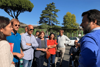 Salvini allo Stadio Flaminio: Virginia, guarda che degrado Salvini allo Stadio Flaminio: Virginia, guarda che degrado