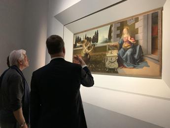 Botticelli e Giotto tutti per lui, Richard Gere in visita agli Uffizi