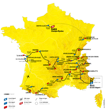 Ecco il Tour de France 2020, partenza (anticipata) da Nizza