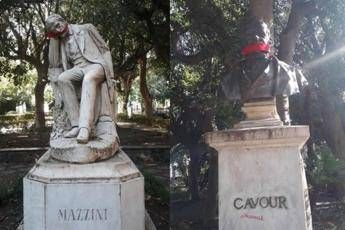 Casapound imbavaglia statue: No a censura Casapound imbavaglia statue: No a censura