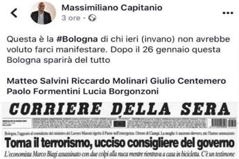 Paragona manifestanti Bologna a terroristi, bufera su leghista