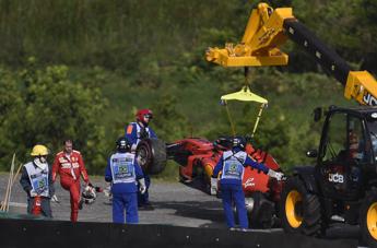Ferrari disastro in Brasile, incidente Vettel-Leclerc