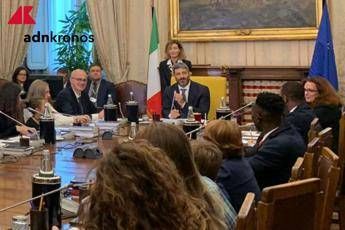 Capigruppo dei bambini a Montecitorio, Fico 'professore' Capigruppo dei bambini a Montecitorio, Fico 'professore'