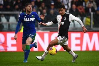 Juve frena la sua corsa in vetta: 2-2 col Sassuolo