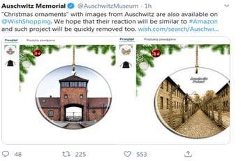 Natale, decorazioni con immagini Auschwitz: shock su Amazon Natale, decorazioni con immagini Auschwitz: shock su Amazon