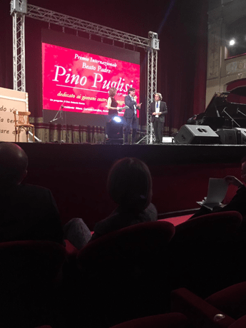 Palermo, Premio Pino Puglisi al Procuratore Patronaggio e a don Ferrari Palermo, Premio Pino Puglisi al Procuratore Patronaggio e a don Ferrari