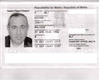 Mifsud perse passaporto in vacanza, ecco quello nuovo Mifsud perse passaporto in vacanza, ecco quello nuovo