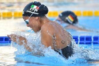 Carraro d'oro e Castiglioni d'argento nei 100 rana Carraro d'oro e Castiglioni d'argento nei 100 rana