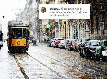 Roma 'chiusa' per pioggia, sindaco Milano: neve non ci spaventa Roma 'chiusa' per pioggia, sindaco Milano: neve non ci spaventa