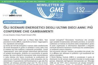Energia, on line nuovo numero newsletter Gme Energia, on line nuovo numero newsletter Gme