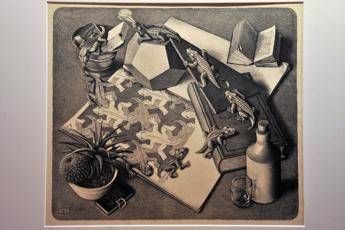 Il genio di Escher in mostra a Trieste Il genio di Escher in mostra a Trieste