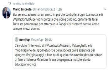 Marione contro deputato Pd: Controllerò ogni tua mossa Marione contro deputato Pd: Controllerò ogni tua mossa