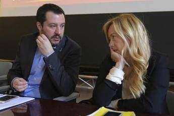 Meloni al Senato per Salvini Meloni al Senato per Salvini