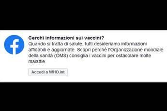 Facebook, spunta avviso per chi visita gruppi no vax