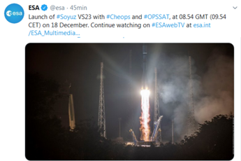 Cosmo SkyMed 2 e Cheops verso lo spazio, lancio riuscito