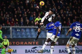 Juve vola da sola in vetta con Ronaldo, Samp ko