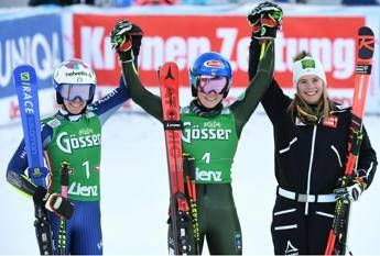 Gigante Linz, Shiffrin domina e l'azzurra Bassino seconda Gigante Linz, Shiffrin domina e l'azzurra Bassino seconda