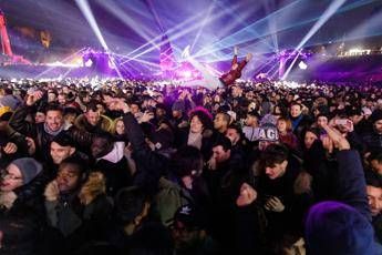 Capodanno Roma, 140mila persone al Circo Massimo