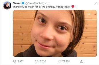 Greta 'cambia nome' e diventa Sharon, ecco perché /Video Greta 'cambia nome' e diventa Sharon, ecco perché /Video