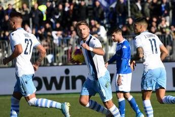 Lazio sbanca Brescia, nona vittoria di fila