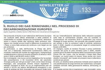 Energia, online la newsletter Gme Energia, online la newsletter Gme